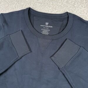 Mack‎ Weldon Sweatshirt Mens 2XL Blue Crew Neck Casual Pullover Outdoor
